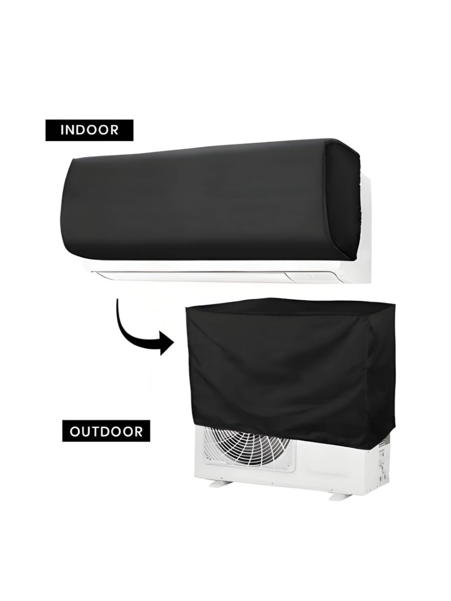 Ac Cover Indoor + Outdoor (Black)