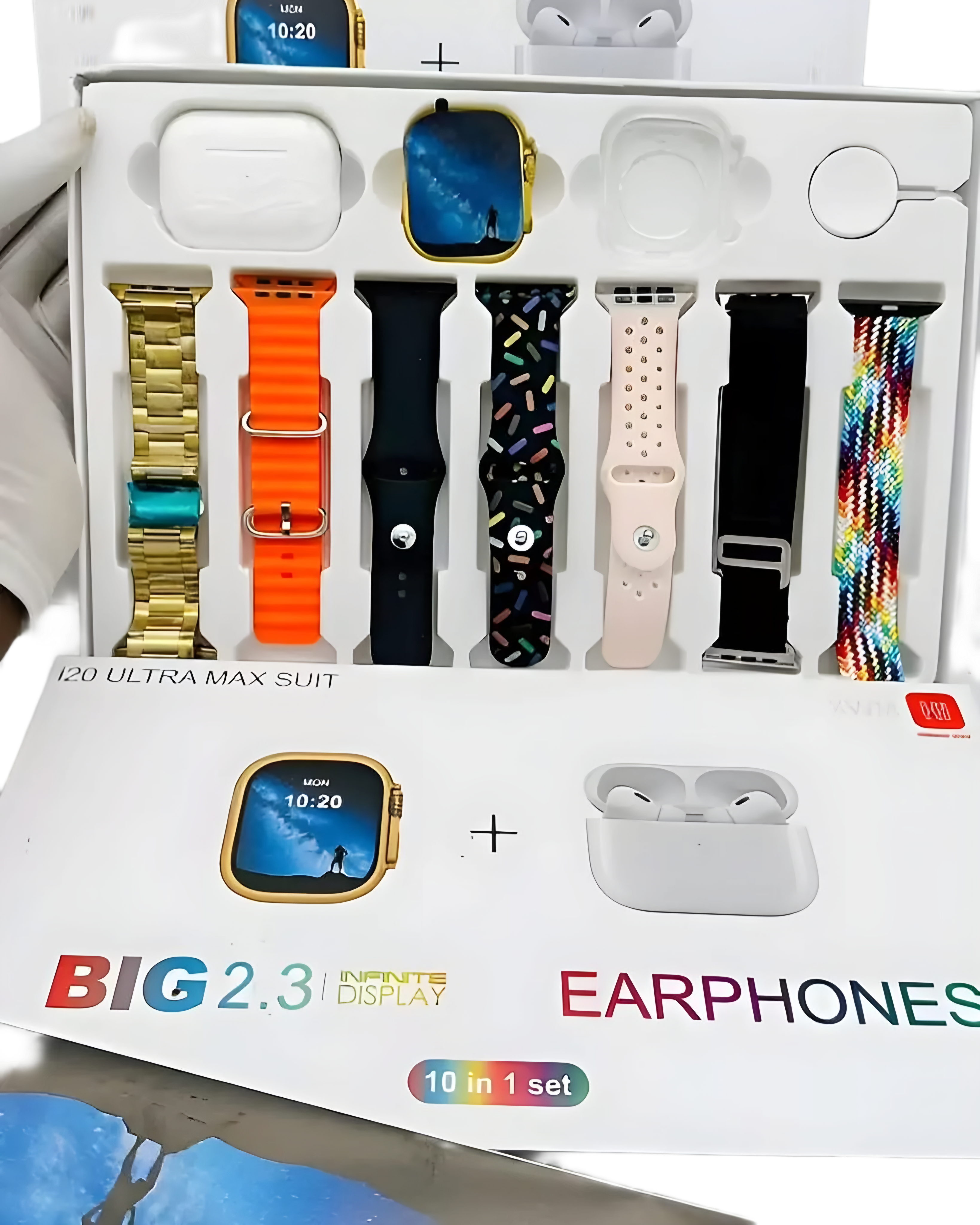 7 Straps Watch + Free Airpods Pro